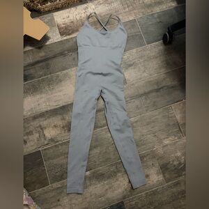 Women's Grayish Blueish Jumpsuit